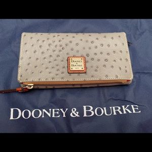 Dooney & Bourke Ostrich Fold over Wallet